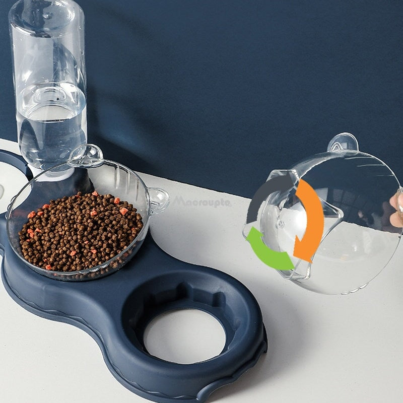 3 in 1 Pet Food and Water Bowl Set Pet Bowls, Feeders & Waterers BestPet