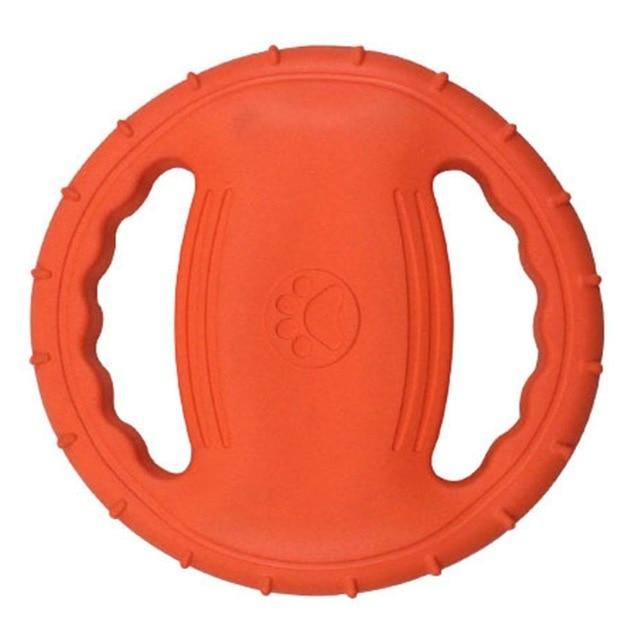 Bite Resistant Flying Disc Dog Toy Dog Toys BestPet Orange