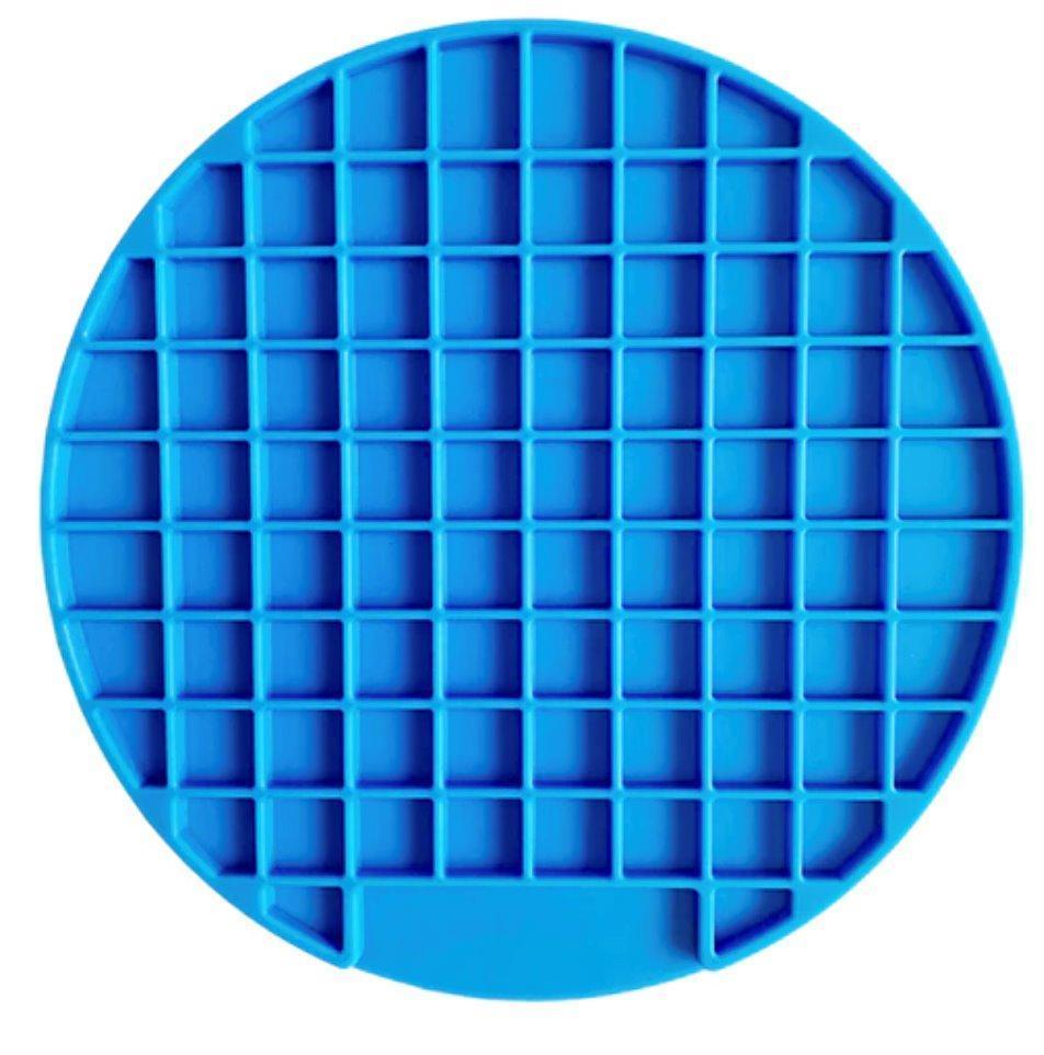 Dog Lick Pad Mat Pet Training Clickers & Treat Dispensers BestPet Blue Round