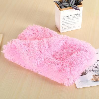 Fluffy Pet Blanket 15 Colours! Dog Beds BestPet Pink Small