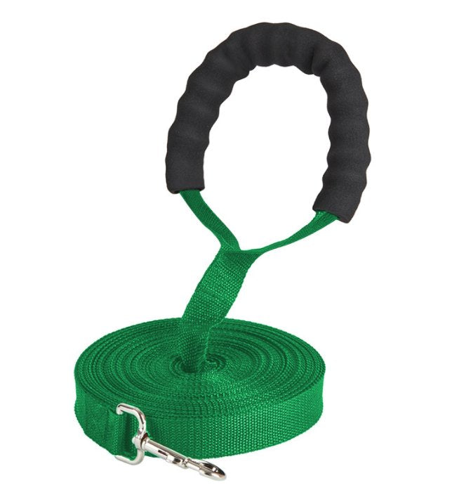Long Nylon Dog Leash Up To 50m! Pet Leashes BestPet Green 10 metres