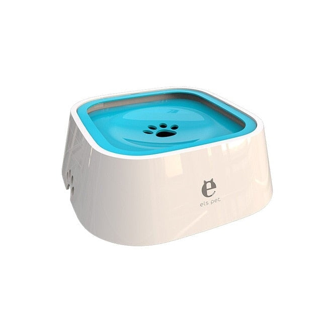 Pet Floating Water Bowl 1.5 Litre Dog Feeding Best Pet Blue 1.5L