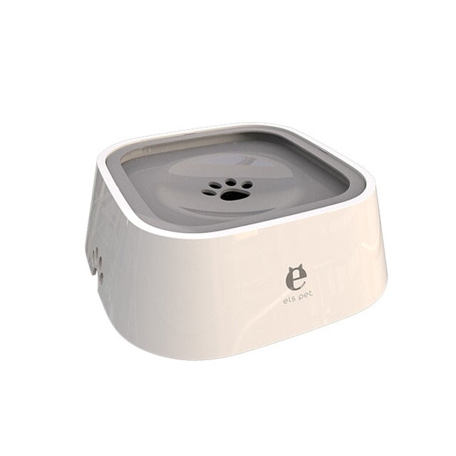 Pet Floating Water Bowl 1.5 Litre Dog Feeding Best Pet Grey 1.5L