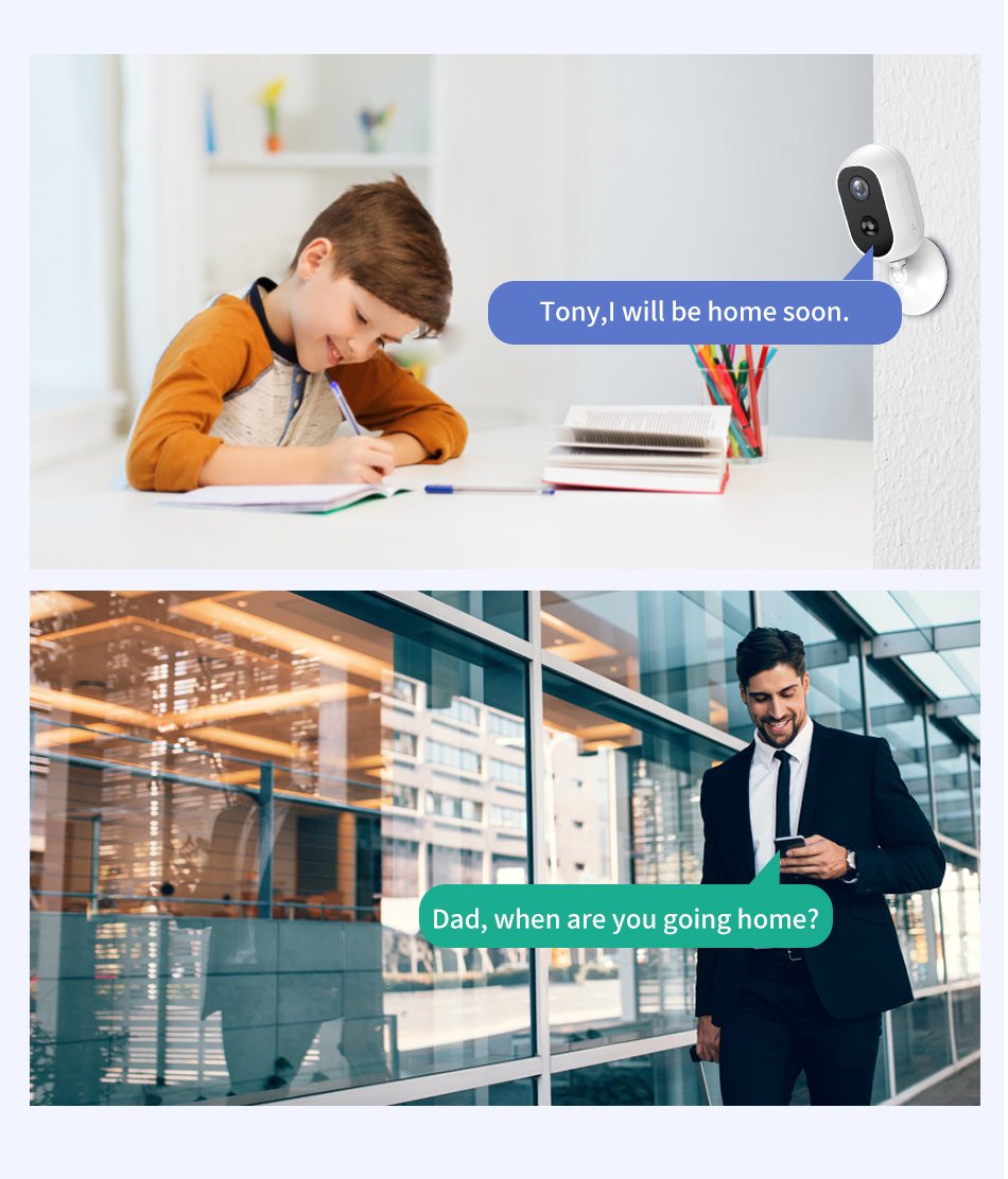 Rechargeable Battery Powered Waterproof Pet Camera Surveillance Cameras BestPet