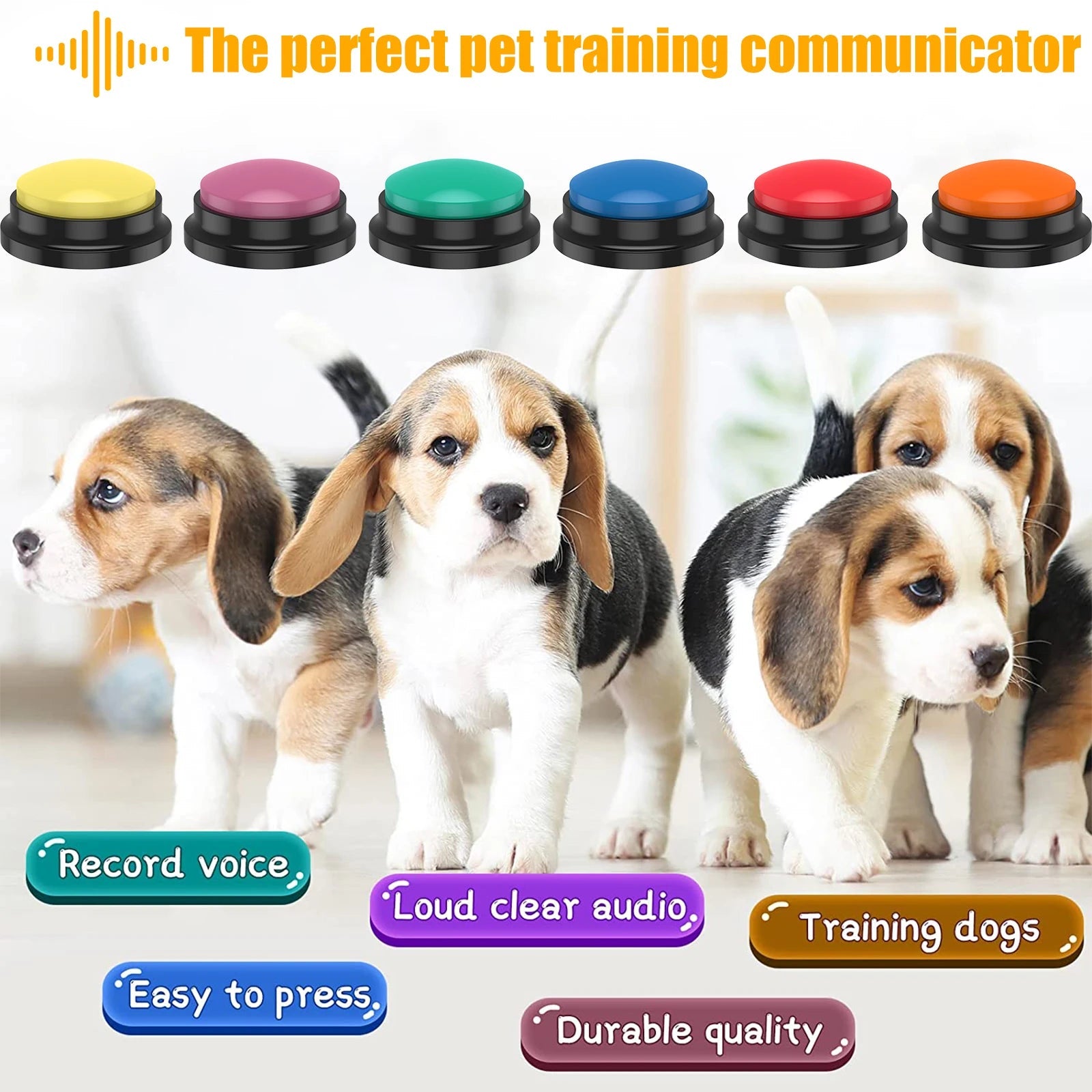 Recordable Dog Training Buttons Dog Toys Best Pet