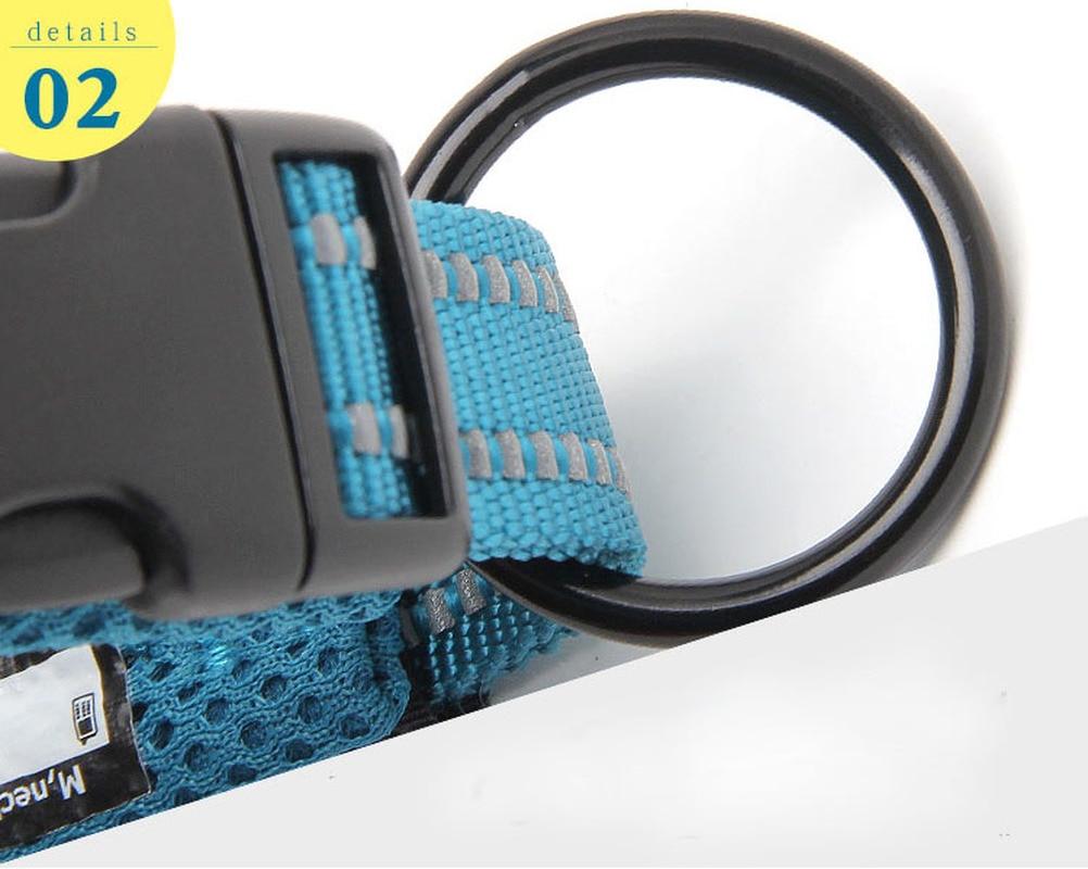 Reflective Mesh Padded Dog Collar Pet Collars & Harnesses BestPet