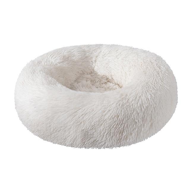 Replacement Cover - Soft and Fluffy Plush Calming Pet Bed With Removable Cover Dog Beds BestPet White Replacement Cover - Small 50CM
