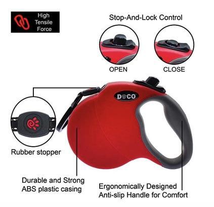 Retractable Reflective Safety Dog Leash Pet Leashes BestPet