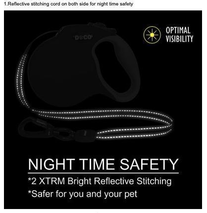 Retractable Reflective Safety Dog Leash Pet Leashes BestPet