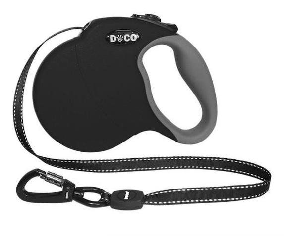 Retractable Reflective Safety Dog Leash Pet Leashes BestPet Black 4m 10kg Dogs