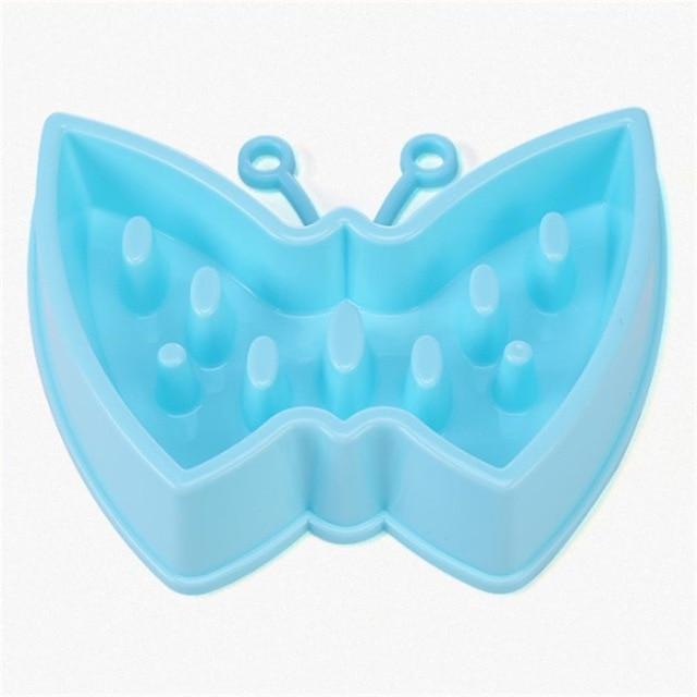 Slow Feeder Puzzle Pet Food Bowl Pet Bowls, Feeders & Waterers BestPet Blue Butterfly