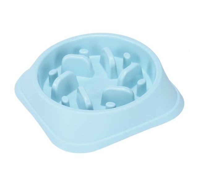 Slow Feeder Puzzle Pet Food Bowl Pet Bowls, Feeders & Waterers BestPet Blue Pinball
