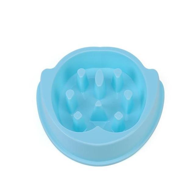 Slow Feeder Puzzle Pet Food Bowl Pet Bowls, Feeders & Waterers BestPet Blue Towers