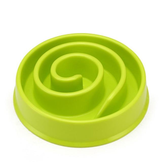 Slow Feeder Puzzle Pet Food Bowl Pet Bowls, Feeders & Waterers BestPet Green Circle