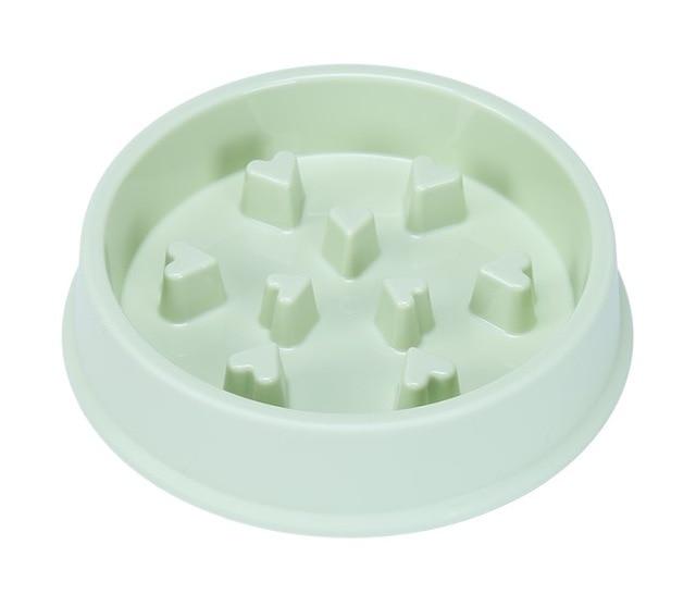 Slow Feeder Puzzle Pet Food Bowl Pet Bowls, Feeders & Waterers BestPet Green Dashes