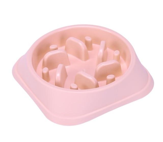 Slow Feeder Puzzle Pet Food Bowl Pet Bowls, Feeders & Waterers BestPet Pink Pinball