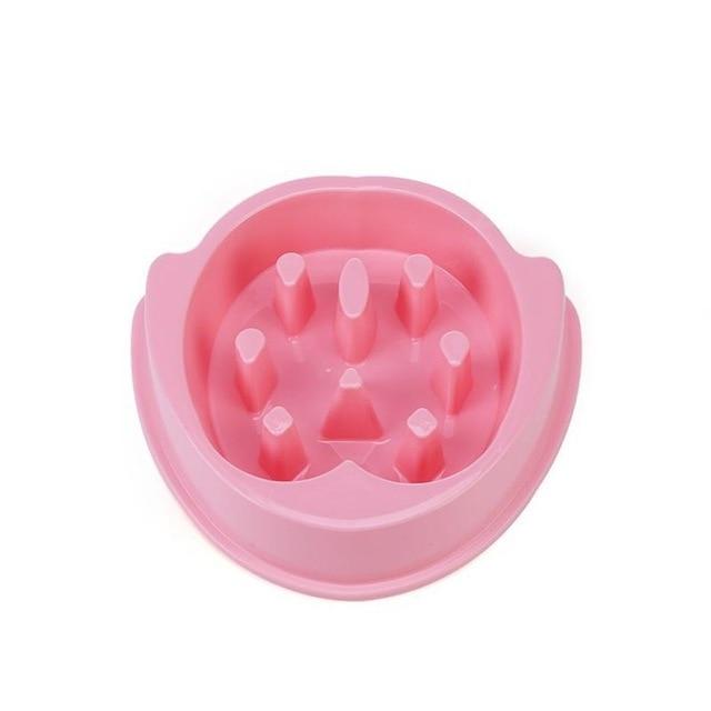 Slow Feeder Puzzle Pet Food Bowl Pet Bowls, Feeders & Waterers BestPet Pink Towers