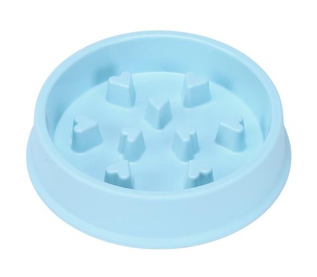Slow Feeder Puzzle Pet Food Bowl Pet Bowls, Feeders & Waterers BestPet white Dashes