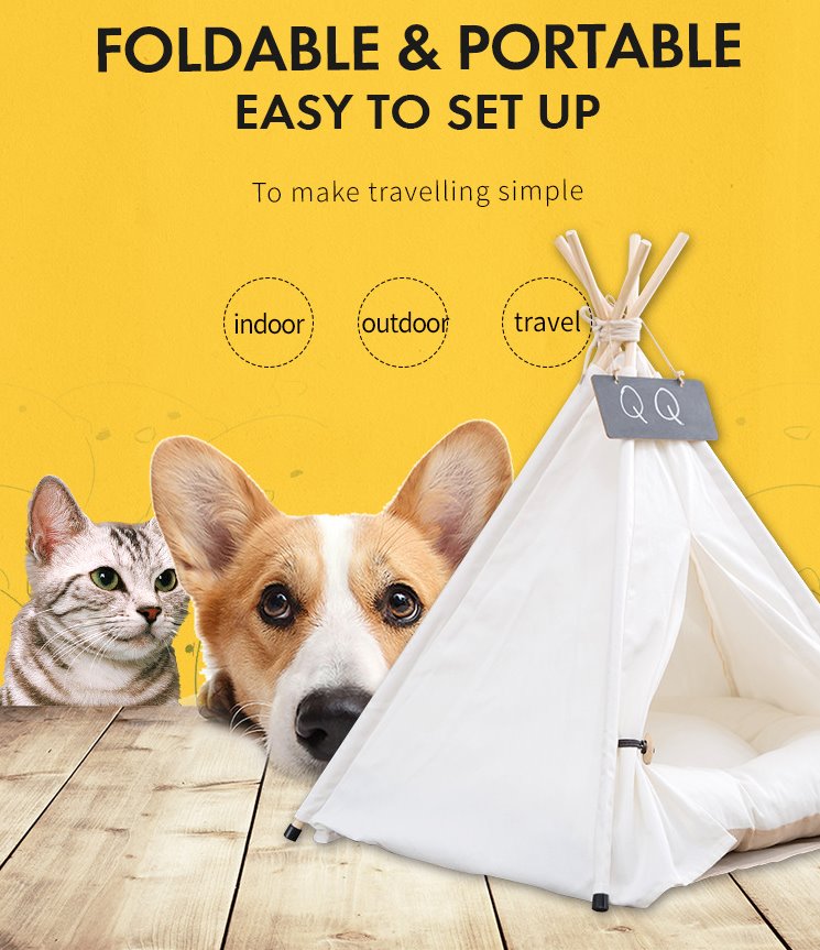 TeePee Tent Pet Bed - 7 Designs! Dog Beds BestPet