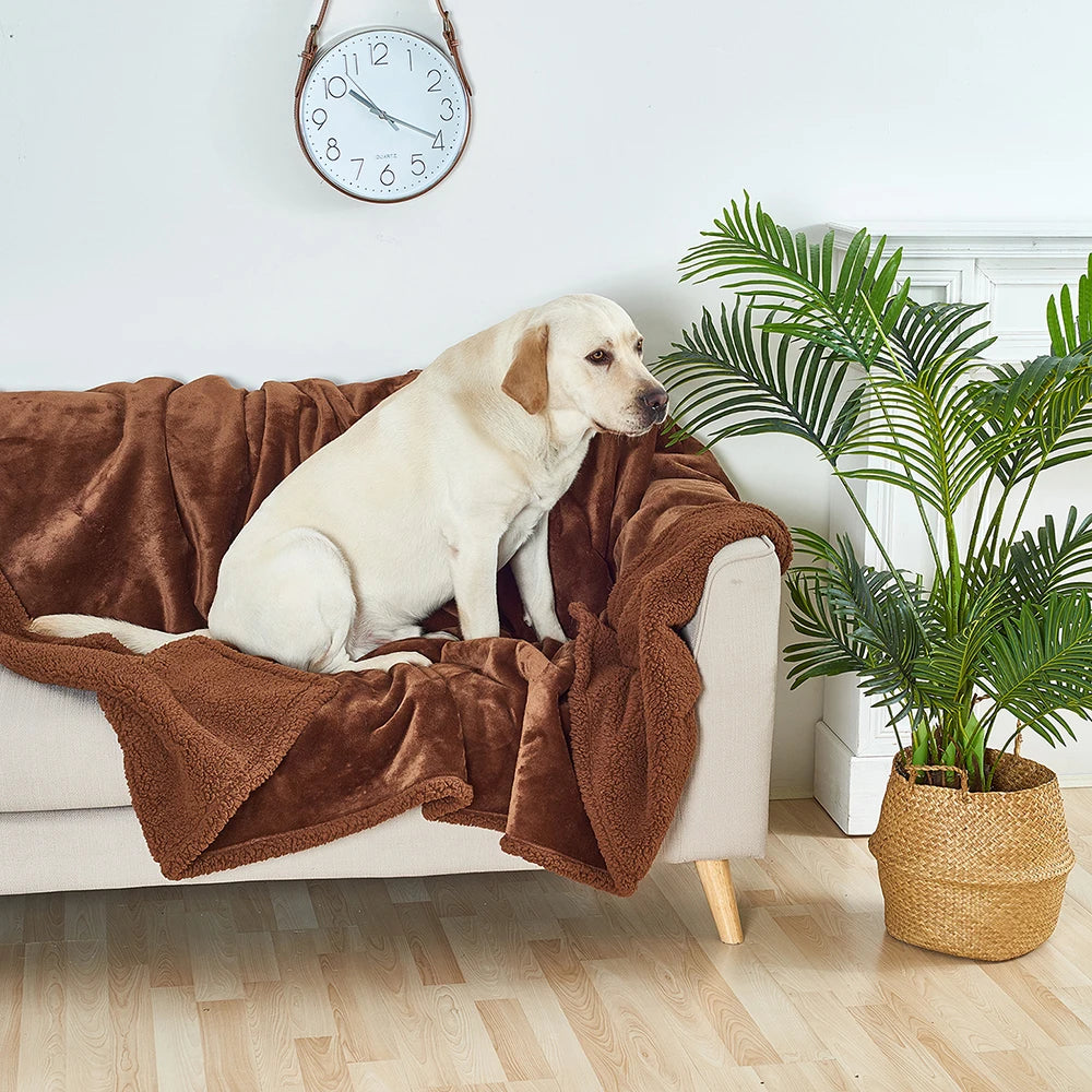 Waterproof Flannel Sofa and Bed Pet Blanket Dog Beds Best Pet