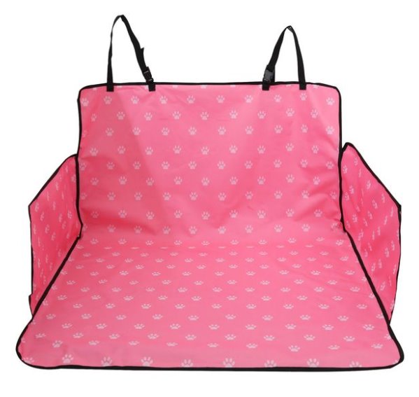 Waterproof Pet Car Boot Protector Pet Carriers & Crates BestPet Boot Pink Paws