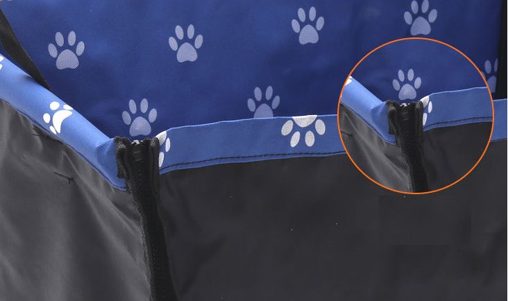 Waterproof Pet Car Half Back Seat Protector Pet Carriers & Crates BestPet