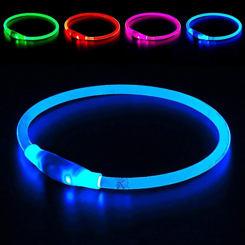 Adjustable LED Pet Collar Pet Collars & Harnesses BestPet 