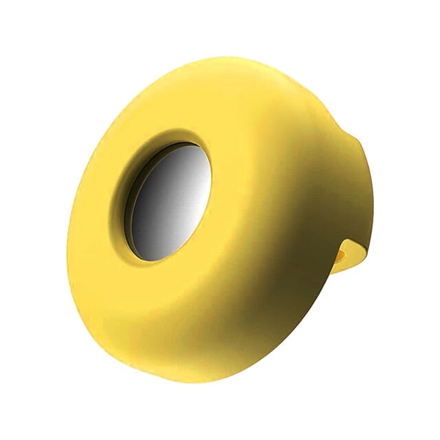 AirTag Pet Collar Silicone Protective Case ID Tags BestPet Yellow 