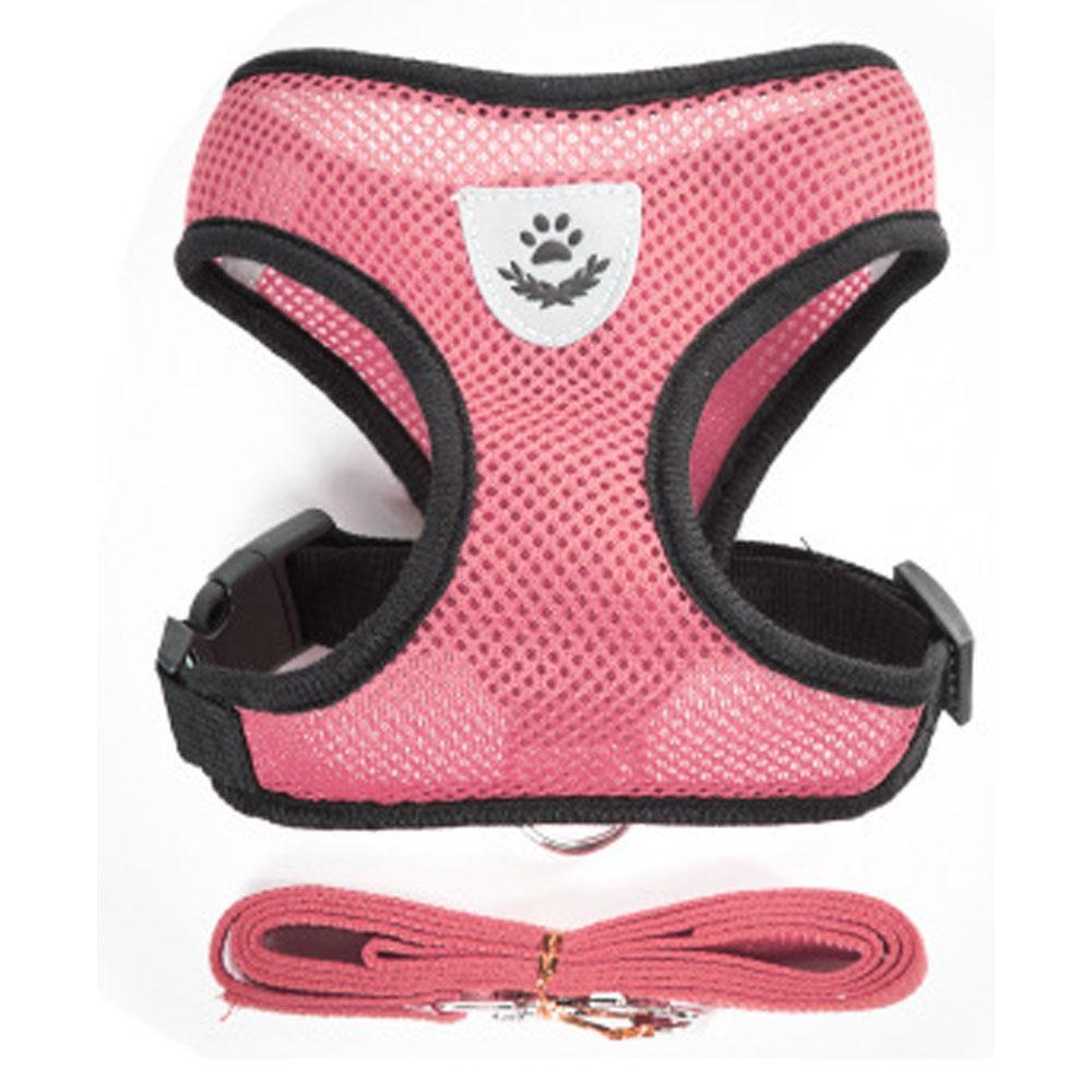 Cat Harness and Leash 7 Colours! Pet Collars & Harnesses BestPet Rose Pink Small 