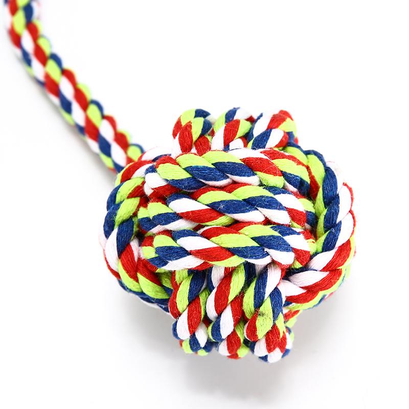 Cotton Rope and Ball Dog Chew Toy Dog Toys BestPet 