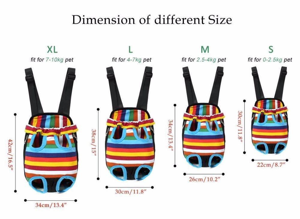 Dog Carrier Chest Backpack 10 Colours! Pet Collars &amp; Harnesses BestPet 