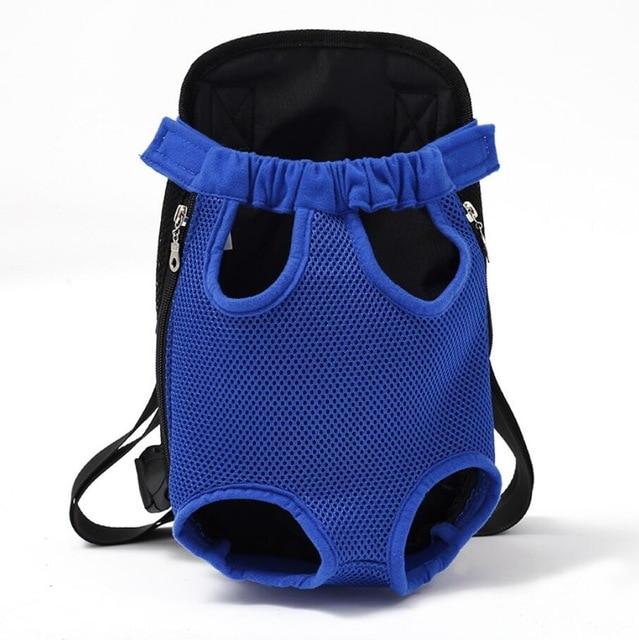 Dog Carrier Chest Backpack 10 Colours! Pet Collars & Harnesses BestPet Blue Small 
