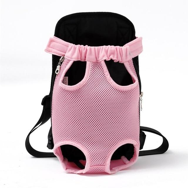 Dog Carrier Chest Backpack 10 Colours! Pet Collars &amp; Harnesses BestPet Pink Small 