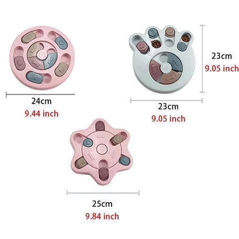 Dog Interactive Food Puzzle Toys - 3 Designs! Dog Toys BestPet 