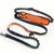 Handsfree Running Bungee Dog Leash With Pouch Pet Leashes BestPet Orange 