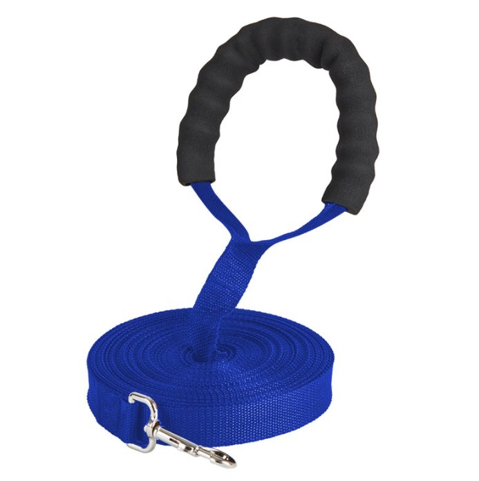 Long Nylon Dog Leash Up To 50m! Pet Leashes BestPet Blue 10 metres 