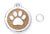 Personalised Engraved Pet ID Tag Pet ID Tags BestPet Disc Gold 