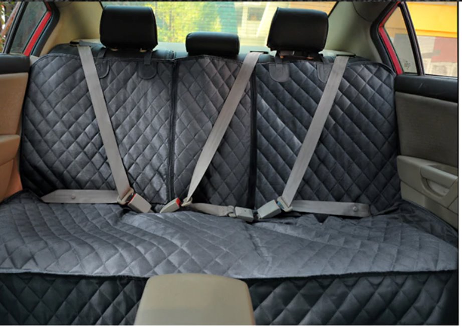 Pet Car Back Seat Protector With Armrest Zip Pet Carriers & Crates BestPet 