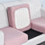Pet Protector 1 & 2 Seater Sofa Cushion Cover Sofa Cover BestPet Pink x1 Normal Size 1 Seater 