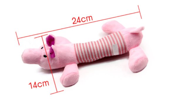 Plush Squeaky Dog Toys Dog Toys BestPet Pig 