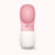 Portable Pet Water Bottle 3 Colours! Pet Bowls, Feeders & Waterers BestPet Pink 350ml 