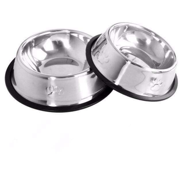 Quality Stainless Steel Pet Food and Water Bowl Pet Bowls, Feeders & Waterers BestPet 