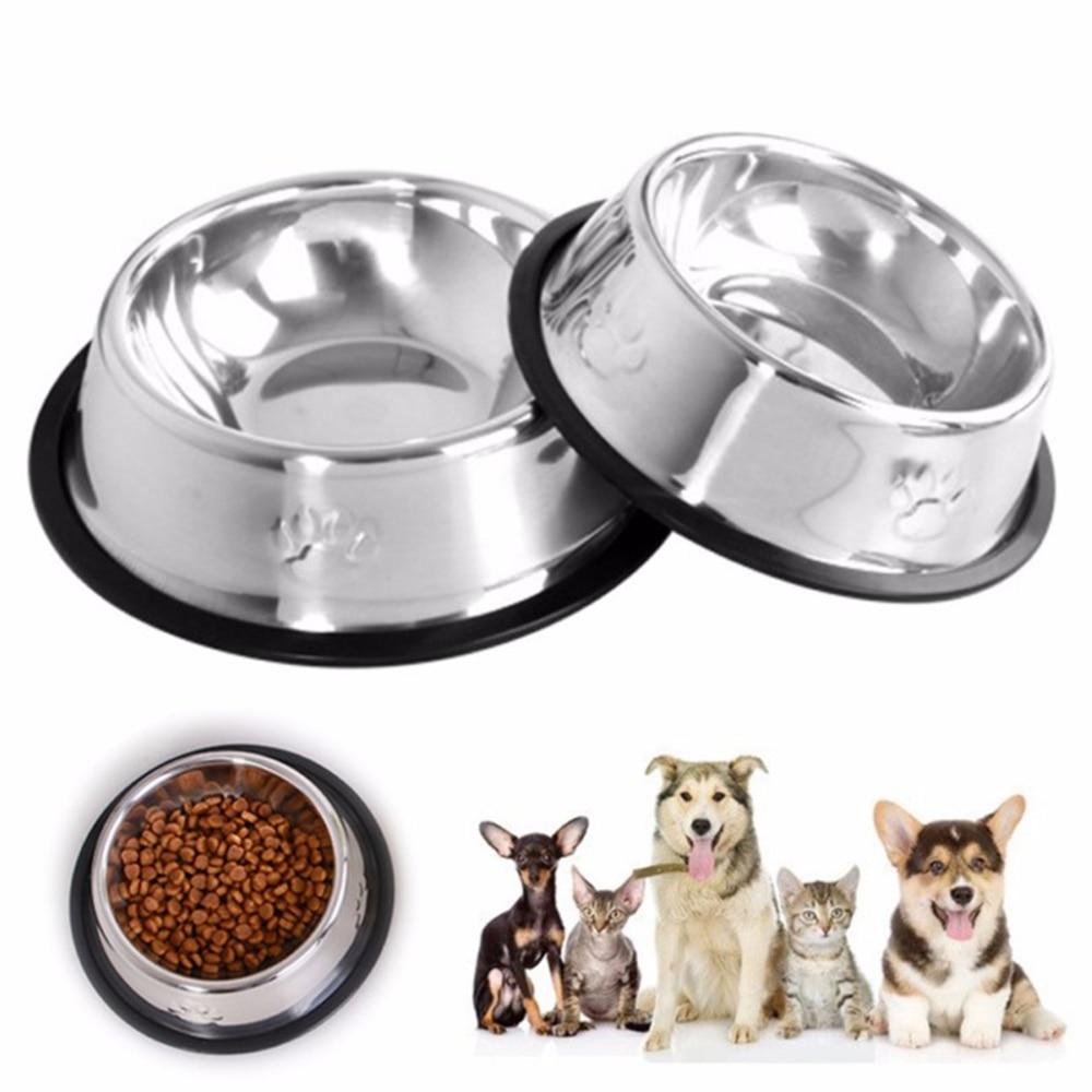Quality Stainless Steel Pet Food and Water Bowl Pet Bowls, Feeders & Waterers BestPet 