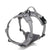 Reflective Dog Harness With Front and Back Clip Pet Collars & Harnesses BestPet Grey X Small 