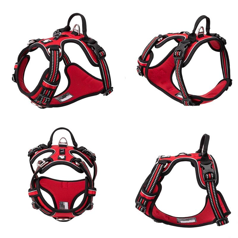 Reflective Heavy Duty Dog Leash Harness Pet Collars & Harnesses BestPet 