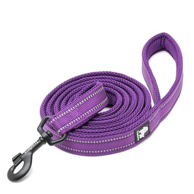 Reflective Heavy Duty Dog Leash Pet Leashes BestPet Purple XS 1.0cmX200cm 