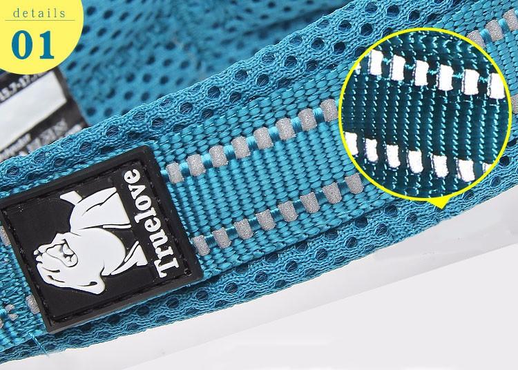 Reflective Mesh Padded Dog Collar Pet Collars &amp; Harnesses BestPet 