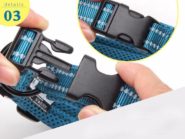 Reflective Mesh Padded Dog Collar Pet Collars & Harnesses BestPet 