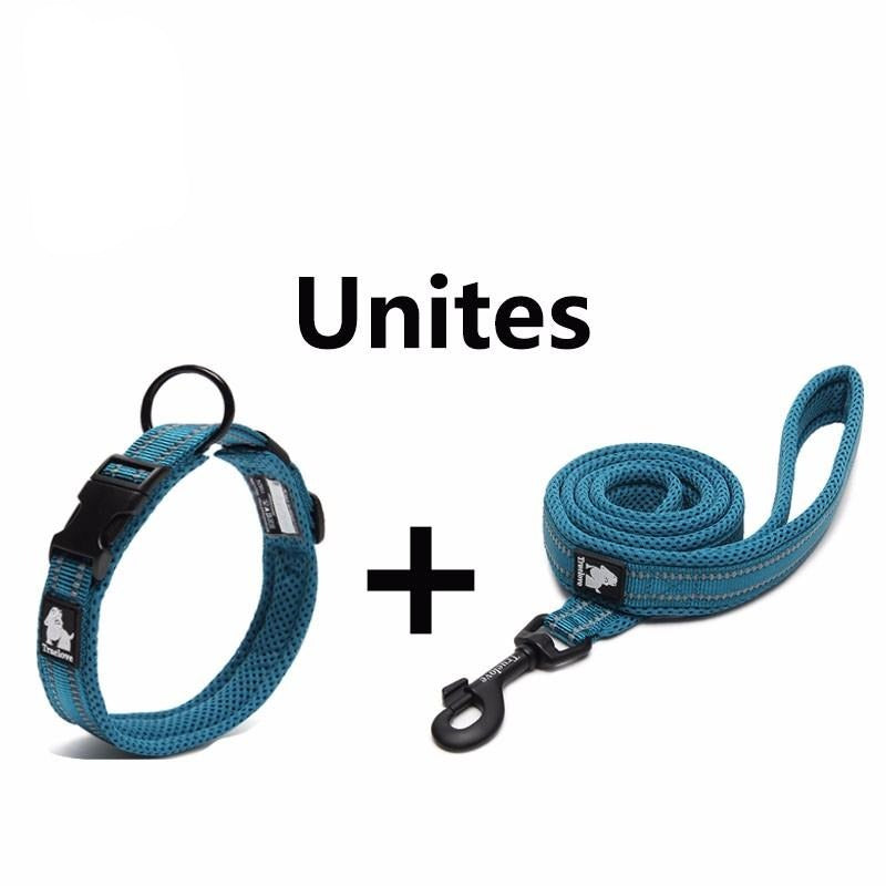 Reflective Mesh Padded Dog Collar Pet Collars & Harnesses BestPet 