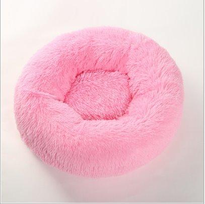 Replacement Cover - Soft and Fluffy Plush Calming Pet Bed With Removable Cover Dog Beds BestPet Hot Pink Replacement Cover - Small 50CM 